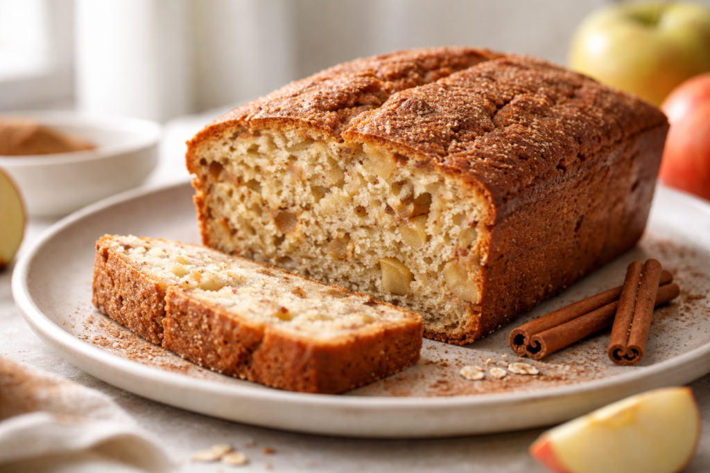 Bizcocho de manzana y canela